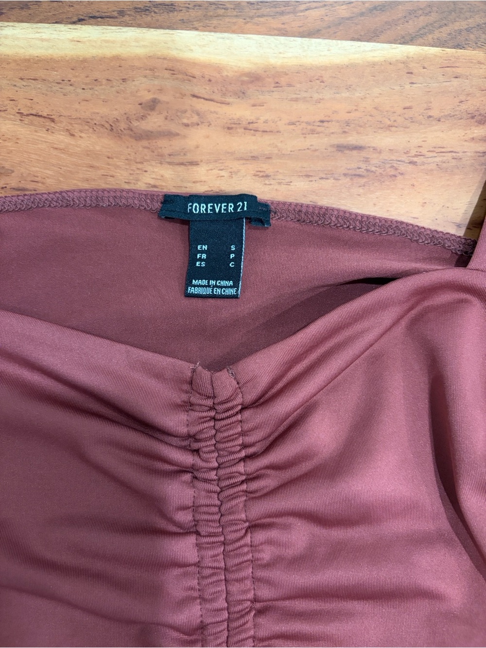 Forever 21 Rust Ruched Mini Skirt - Rust - Picture 3 of 7